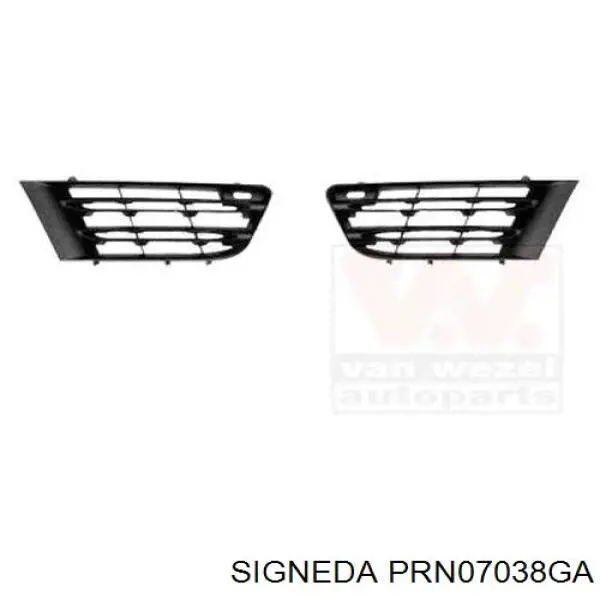 Atrapa chłodnicy Renault Scenic II minivan (JM0, JM1) (2003 - 2009) cena, od 60,30 USD