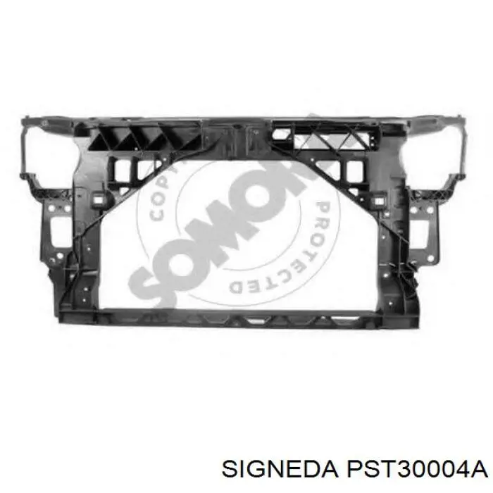 6J0805588AF VAG Osłona chłodnicy kompletna (panel mocowania reflektorów)