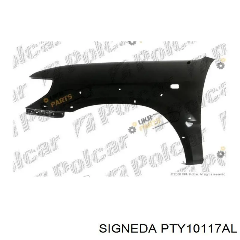 Błotnik przedni lewy FPS FP8136311 cena, od 339,80 USD
