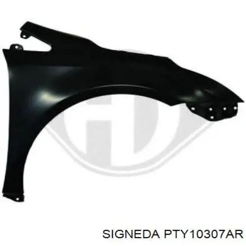 Do koszyka Błotnik przedni prawy Toyota Avensis III T27