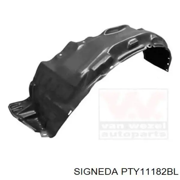 Nadkole błotnika przedniego lewe Tempest 0490545387C cena, od 13,84 USD