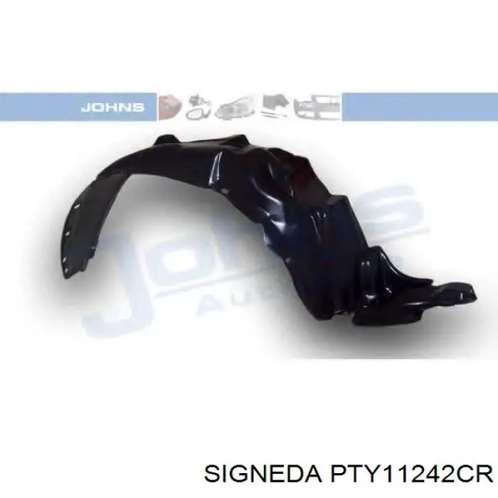 Nadkole błotnika przedniego prawe Toyota 5387502230 cena, od 17,05 USD