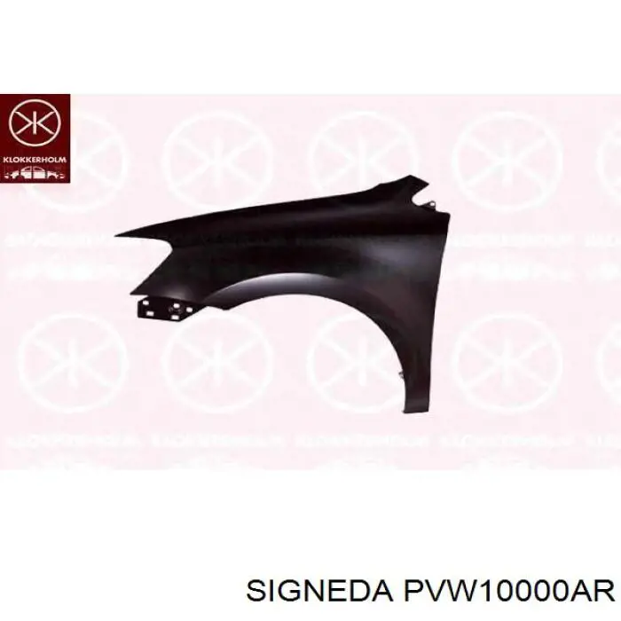Błotnik przedni prawy do Volkswagen Caddy II 9K9