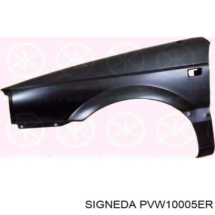 Błotnik przedni prawy Signeda PVW10005ER cena, od 105,84 USD
