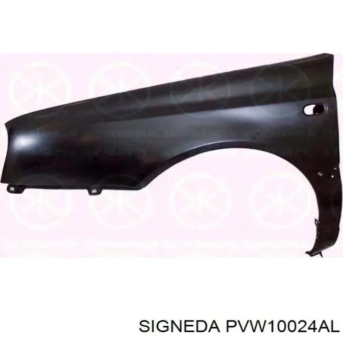 Błotnik przedni lewy Signeda PVW10024AL cena, od 82,66 USD
