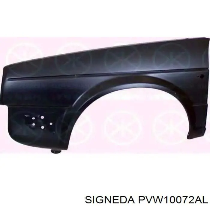 Błotnik przedni lewy Signeda PVW10072AL cena, od 60,92 USD