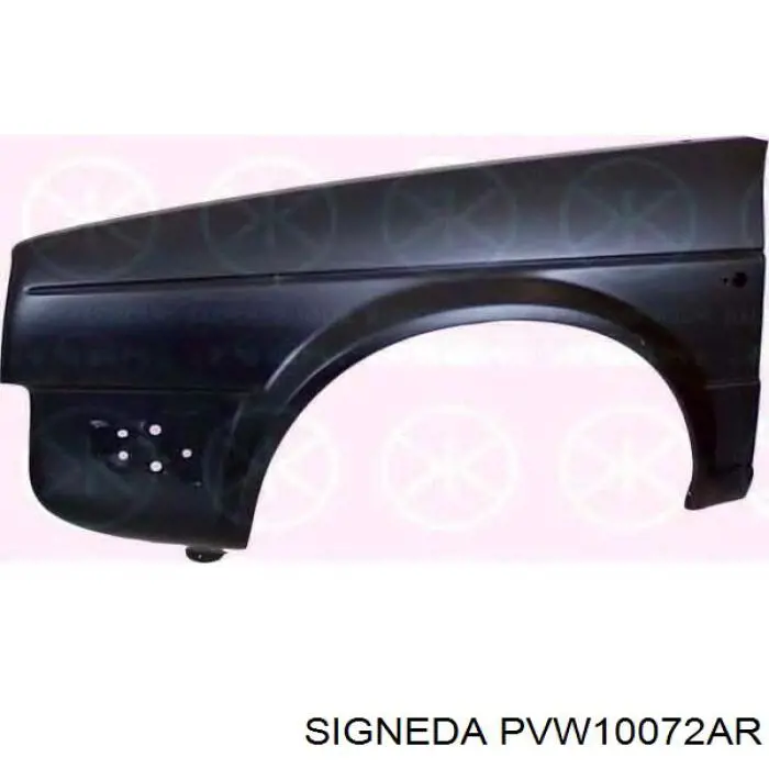 Błotnik przedni prawy Signeda PVW10072AR cena, od 58,44 USD