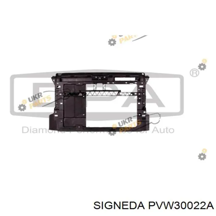 Osłona chłodnicy kompletna (panel mocowania reflektorów) VAG 6R0805588A cena, od 40,61 USD