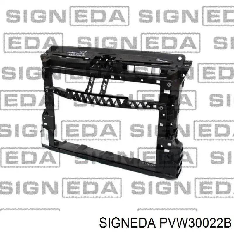 6R0805588M VAG Osłona chłodnicy kompletna (panel mocowania reflektorów)