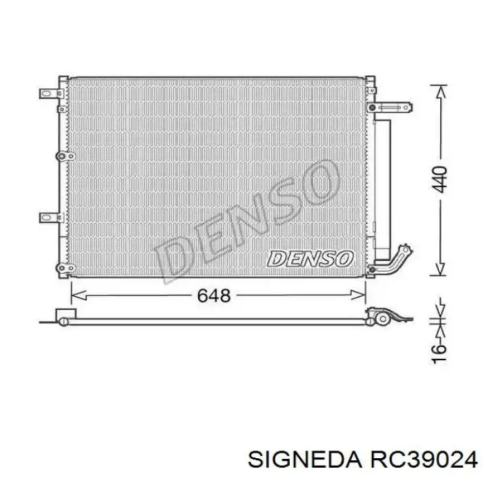 RC39024 Signeda Chłodnica klimatyzacji