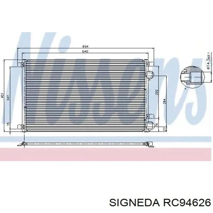 Do koszyka C12129 Sato Tech Chłodnica klimatyzacji