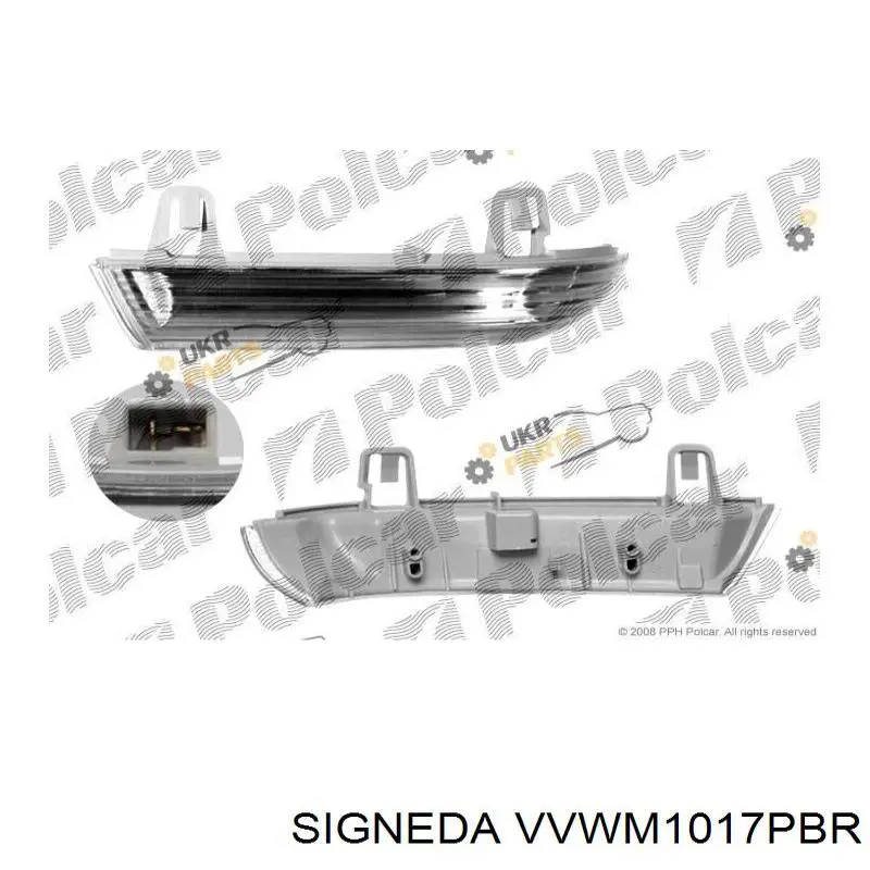 Do koszyka 3949008 Autotechteile Kierunkowskaz lusterka prawy