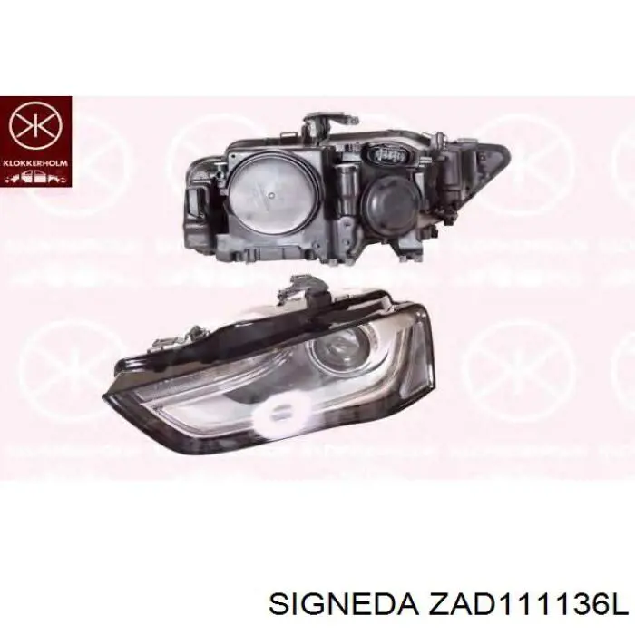 LPO141 Magneti Marelli Reflektor lewy