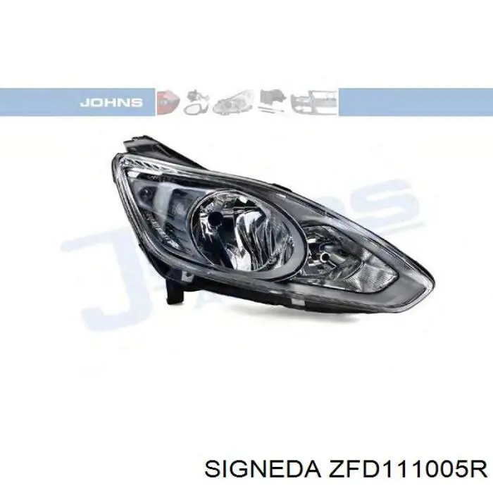 Reflektor prawy Ford AM5113W029AF cena, od 182,17 USD