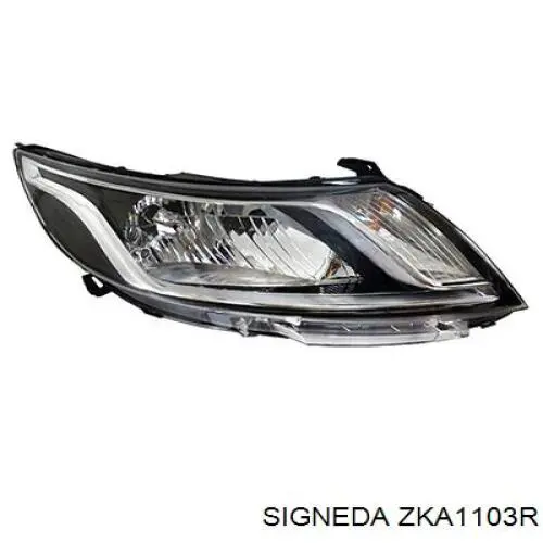 Reflektor prawy do KIA Rio III UB