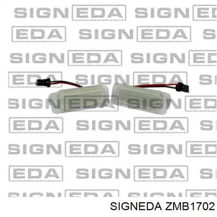 Lampa oświetlenia tylnej tablicy rejestracyjnej do Mitsubishi Lancer X CY_A, CZ_A