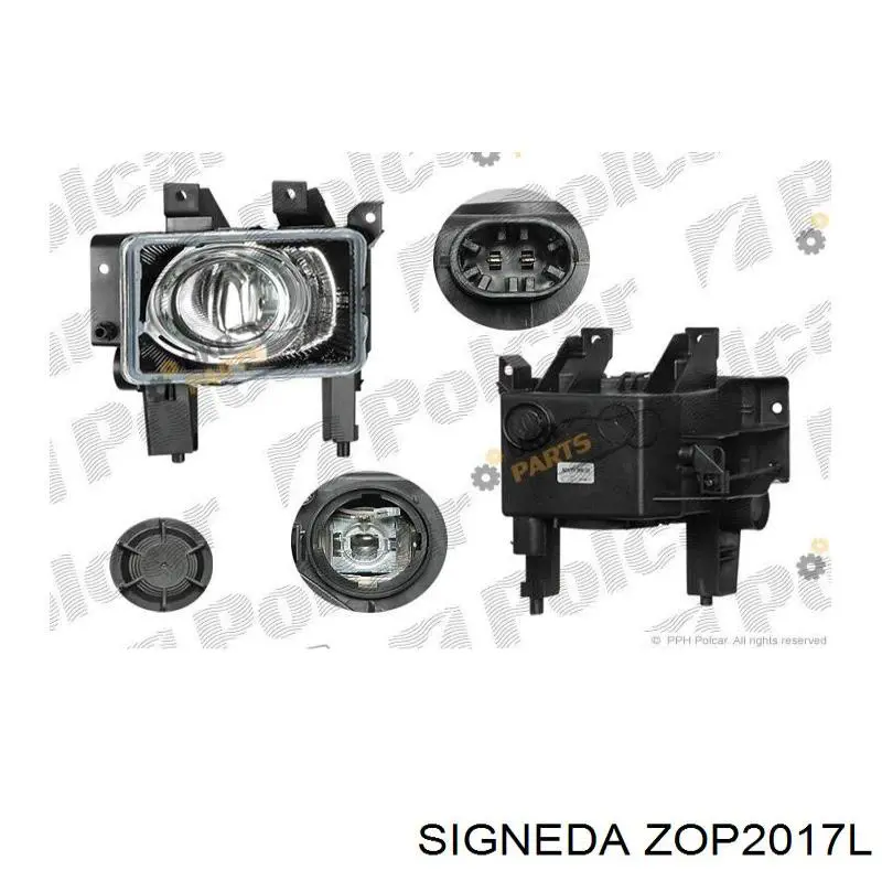 Lampa przeciwmgielna lewa General Motors 24462133 cena, od 45,97 USD