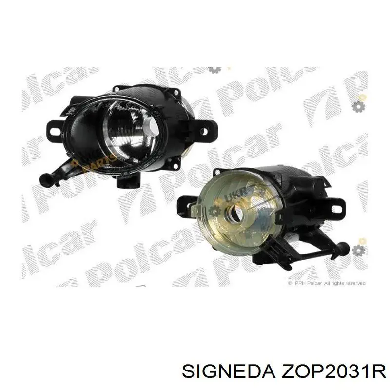 93357465 General Motors Lampa przeciwmgielna lewa