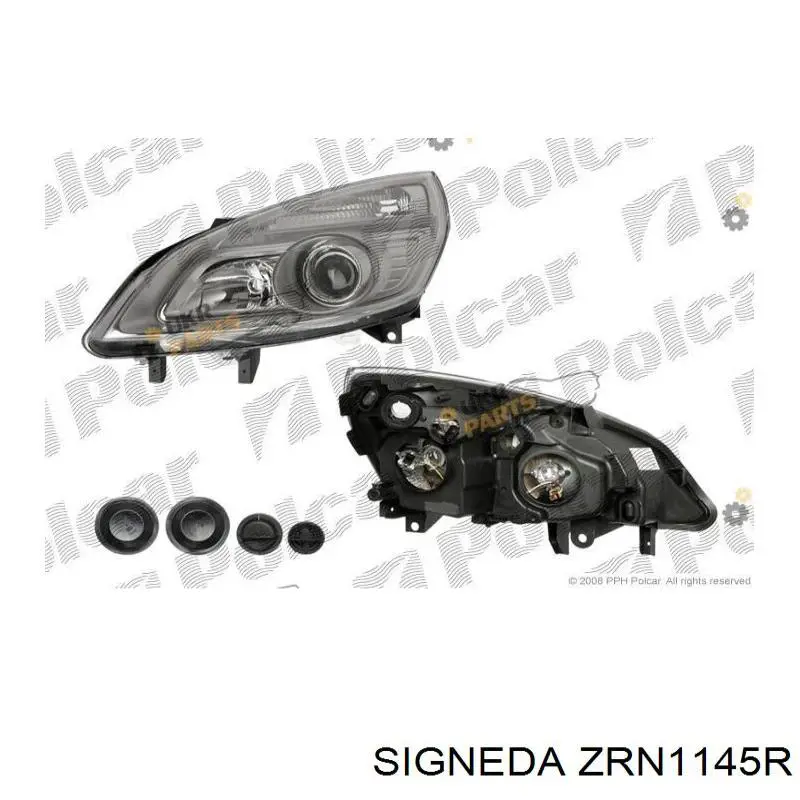Reflektor prawy Depo/Loro/Abakus 5511169RLDEM1 cena, od 178,77 USD