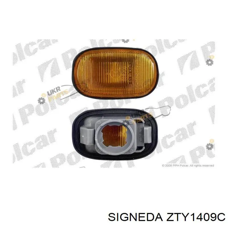 Powtarzacz kierunkowskazu na błotniku Toyota Carina E sedana (T19) (1992 - 1997) cena, od 5,40 USD