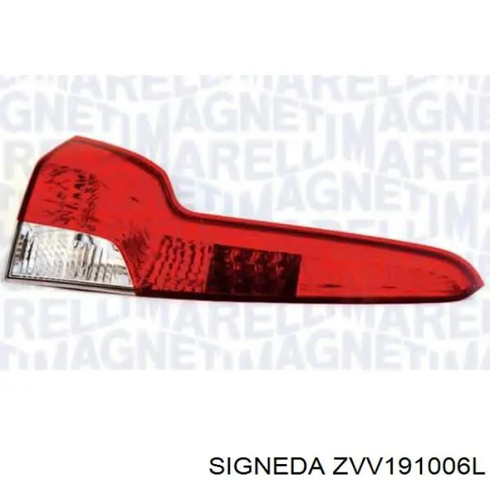 Lampa zespolona tylna lewa do Volvo V50  MW