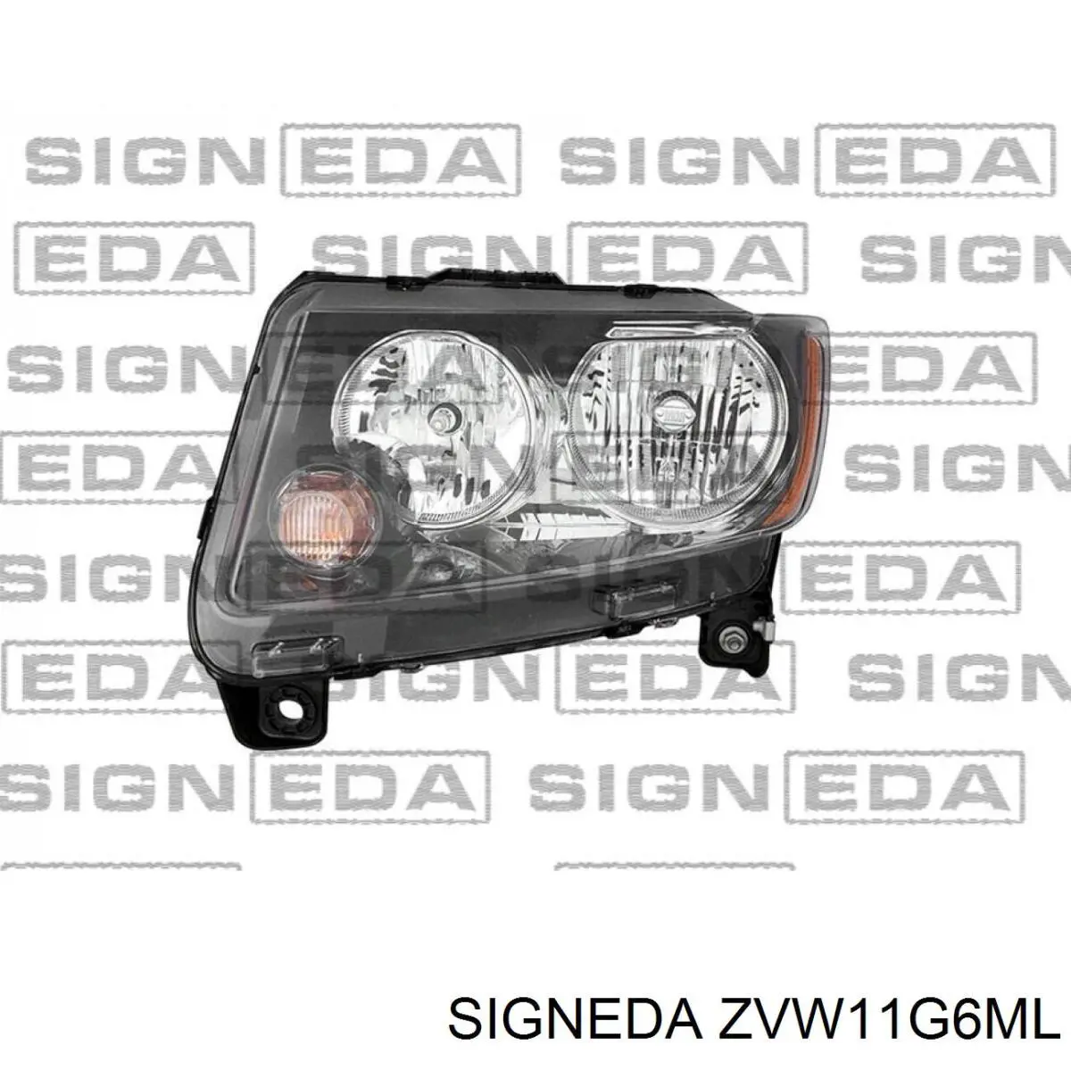 Reflektor lewy 20C562001N TYC