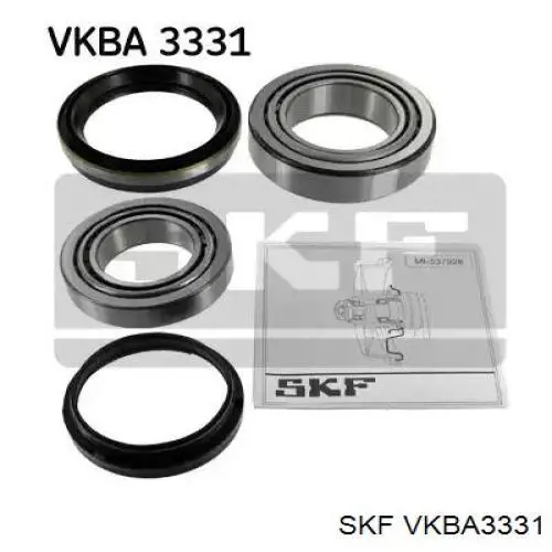 Łożysko piasty przedniej SKF VKBA3331 cena, od 44,18 USD