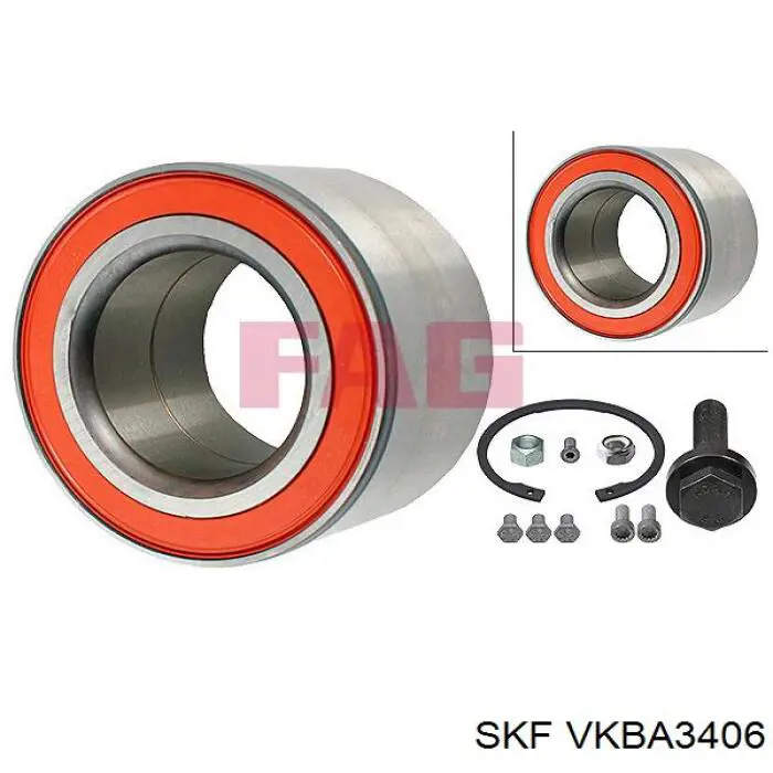 Do koszyka VKBA3406 SKF Łożysko piasty przedniej