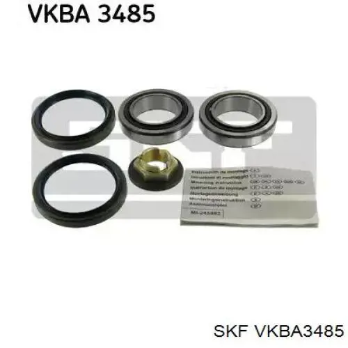 Lożysko piasty tylnej SKF VKBA3485 cena, od 36,22 USD