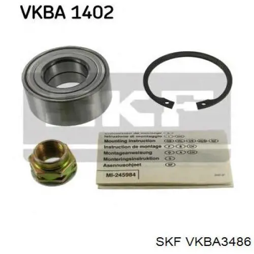 Do koszyka VKBA3486 SKF Lożysko piasty tylnej/przedniej