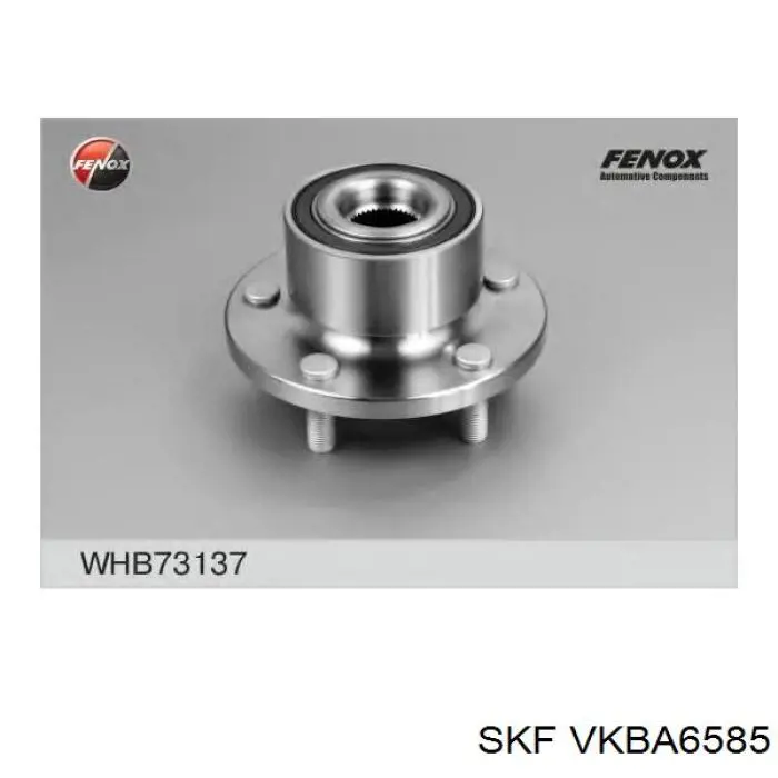 Do koszyka VKBA6585 SKF Piasta przednia