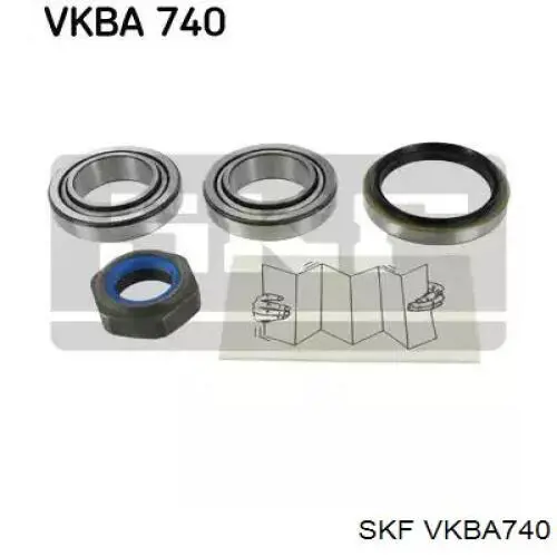 Łożysko piasty przedniej SKF VKBA740 cena, od 17,51 USD