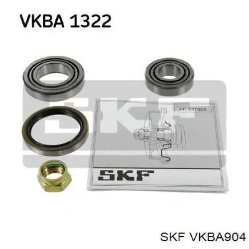 Do koszyka VKBA904 SKF Lożysko piasty tylnej