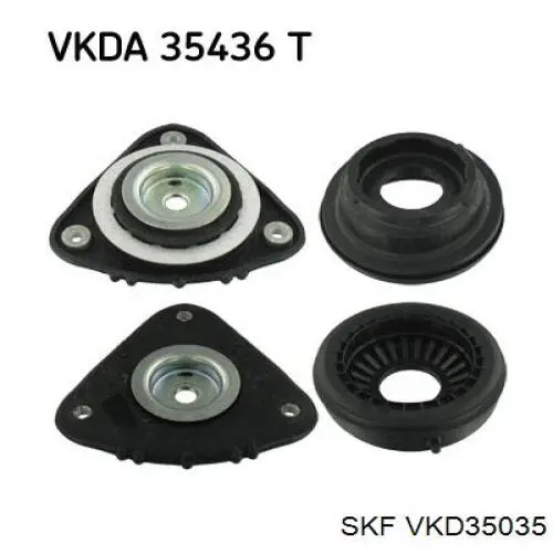 Do koszyka VKD35035 SKF Łożysko podporowe amortyzatora przedniego