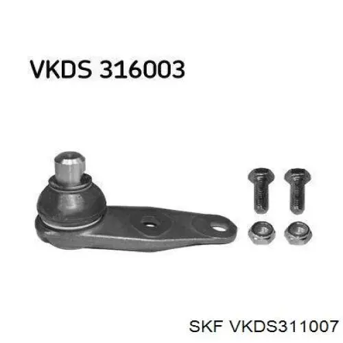 Sworzeń wahacza dolny prawy SKF VKDS311007 cena, od 14,73 USD