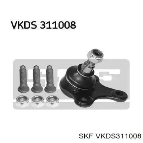 Sworzeń wahacza dolny lewy SKF VKDS311008 cena, od 14,66 USD