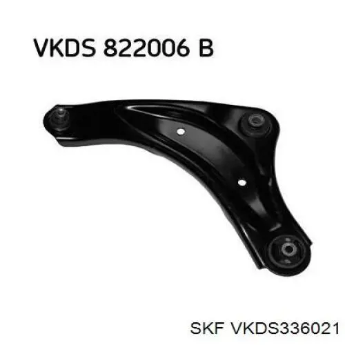 Silentblock przedniego wahacza dolnego SKF VKDS336021 cena, od 10,50 USD