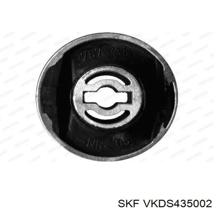 Do koszyka VKDS435002 SKF Silentblock tylnego wahacza podłużnego przedni