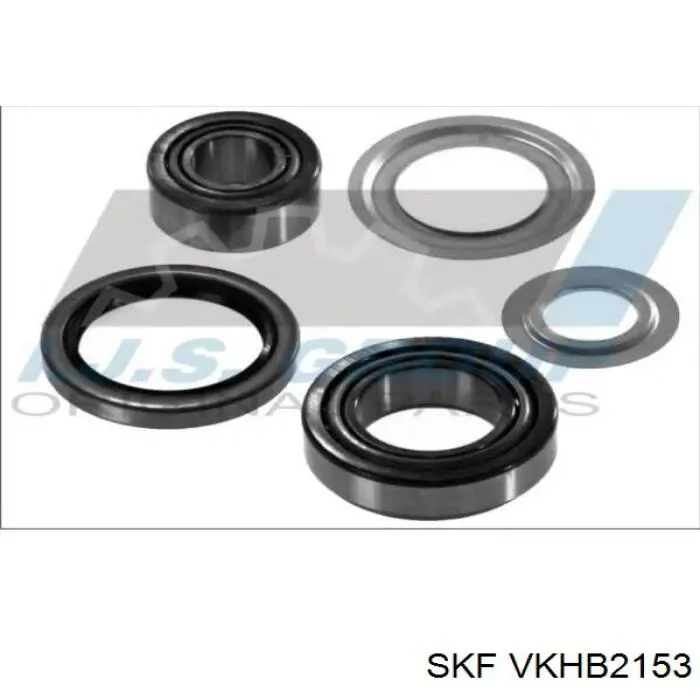 Do koszyka VKHB2153 SKF Łożysko piasty przedniej