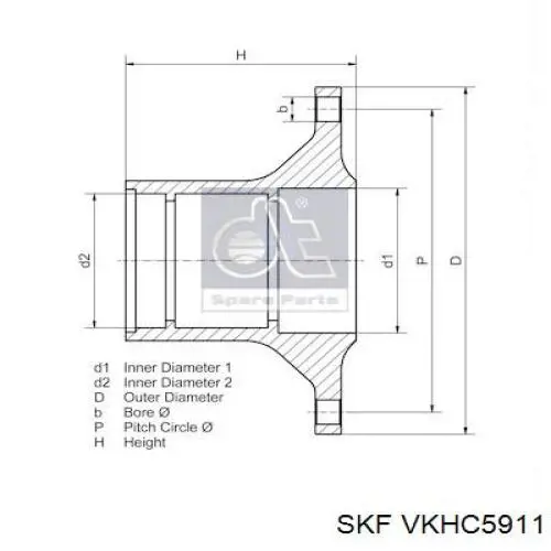 Do koszyka 7421022433 Renault (RVI) Piasta przednia