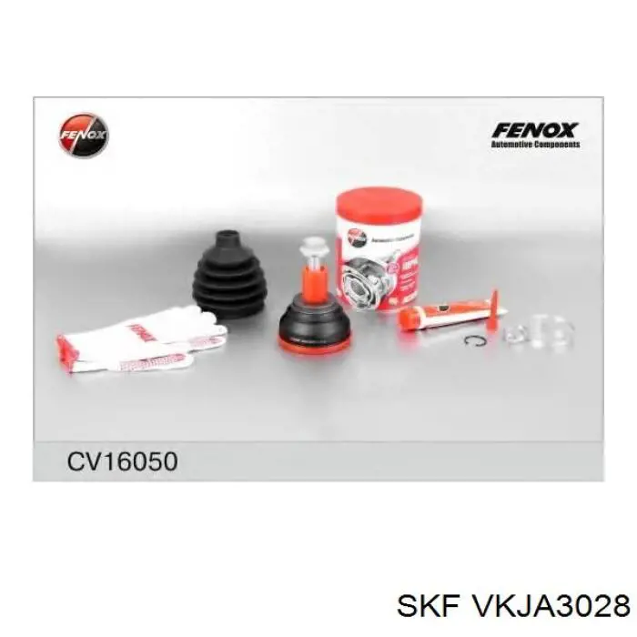 Przegub homokinetyczny przedni zewnętrzny SKF VKJA3028 cena, od 41,61 USD