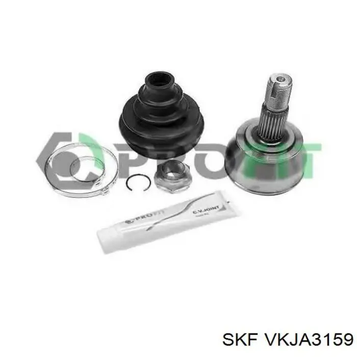 Do koszyka VKJA3159 SKF Przegub homokinetyczny przedni zewnętrzny