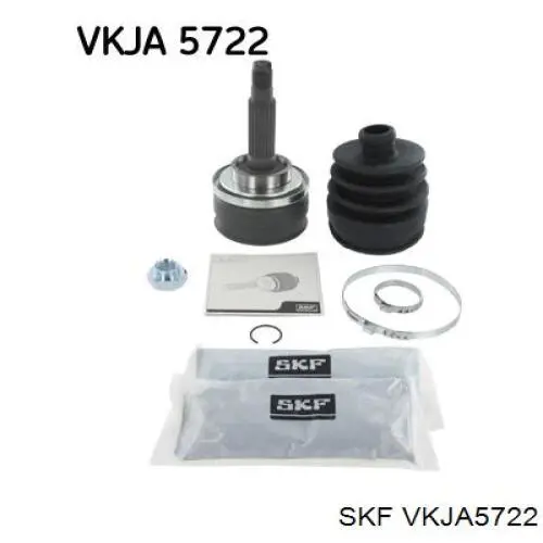 Przegub homokinetyczny przedni zewnętrzny SKF VKJA5722 cena, od 35,13 USD