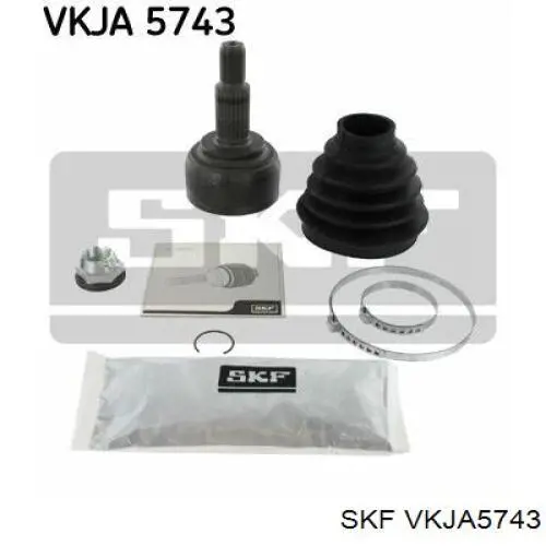 VKJA5743 SKF Przegub homokinetyczny przedni zewnętrzny