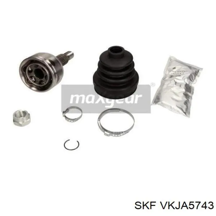Przegub homokinetyczny przedni zewnętrzny SKF VKJA5743 cena, od 36,57 USD