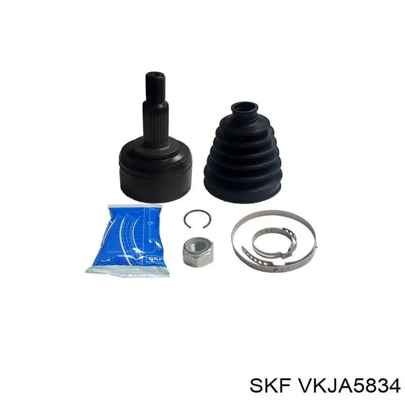 VKJA5834 SKF Przegub homokinetyczny przedni zewnętrzny