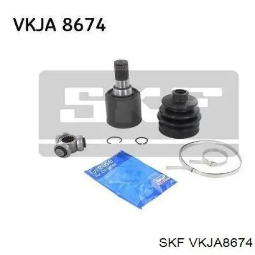 VKJA8674 SKF Przegub homokinetyczny przedni wewnętrzny