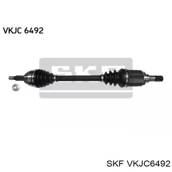Do koszyka 391016076R Renault (RVI) Półoś napędowa przednia lewa