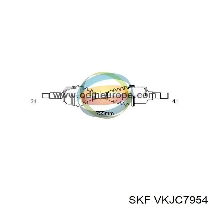 Półoś napędowa przednia lewa Ford 2712147 cena, od 158,00 USD