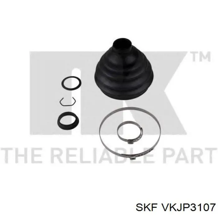 Do koszyka VKJP3107 SKF Osłona przegubu homokinetycznego półosi przedniej zewnętrzna